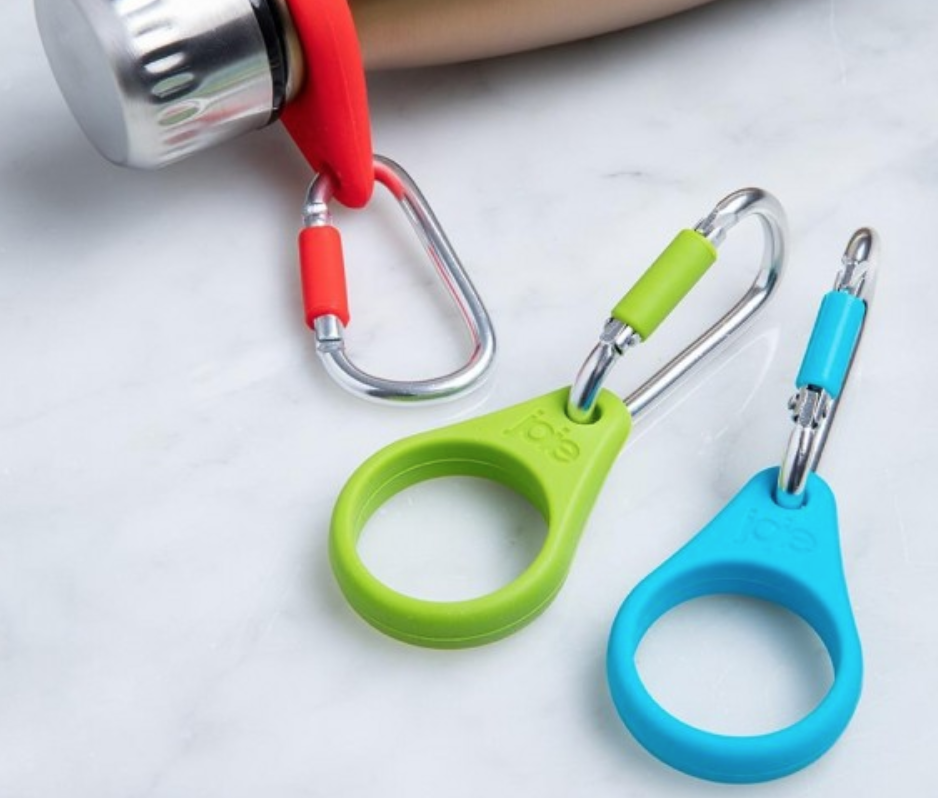 Joie Silicone Ring Carabiner Clip Disposable Water Bottle Drink