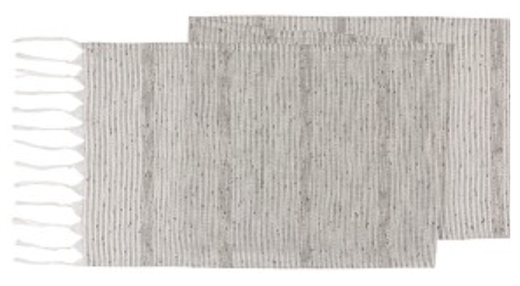 Table Runners (18" x 80") by Now Designs Caravan Ivory