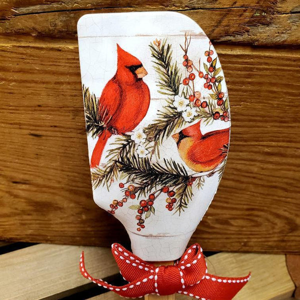 Christmas Spatulas Cardinal