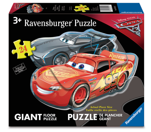 Cars 3: Dueling Cars 24 piece Shaped Floor Puzzle by Ravensburger