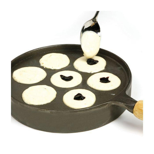 Cast Iron Aebleskiver Pan / Filled Pancake Pan