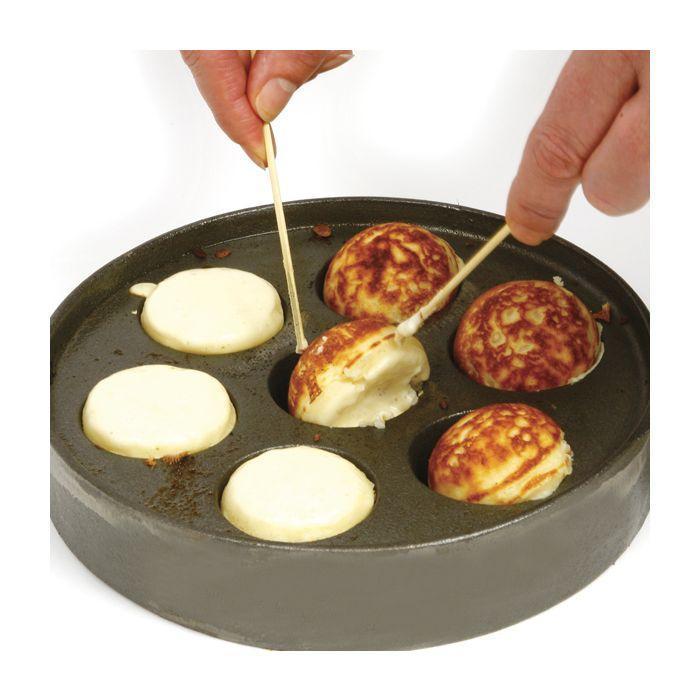 Cast Iron Aebleskiver Pan / Filled Pancake Pan - Golden Gait