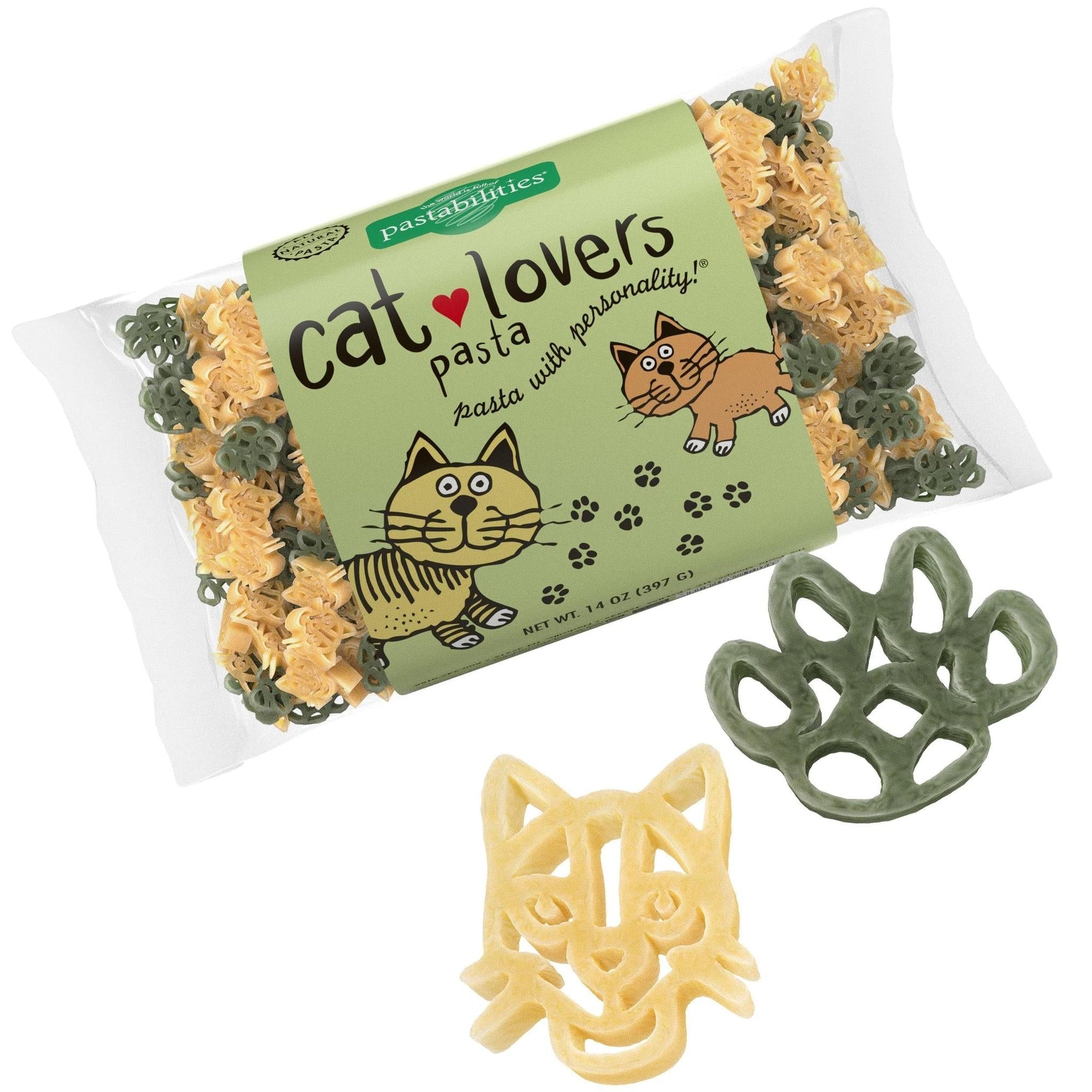 Cat Lovers Shaped Pasta