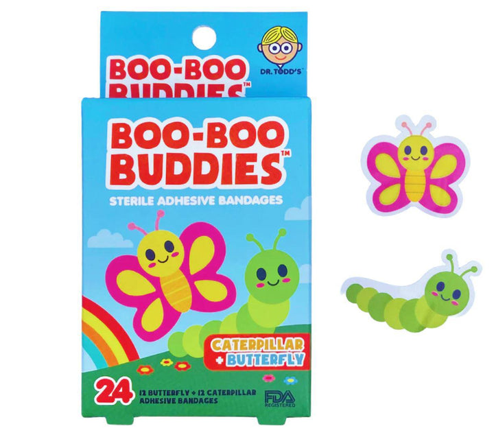 Boo-Boo Buddies Bandages Caterpillar & Butterfly