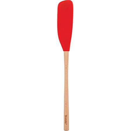 Flex-Core Wood Handled Jar Scraper Cayenne