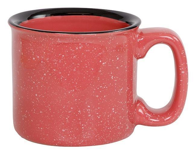 Ceramic  Coral Campfire Mug