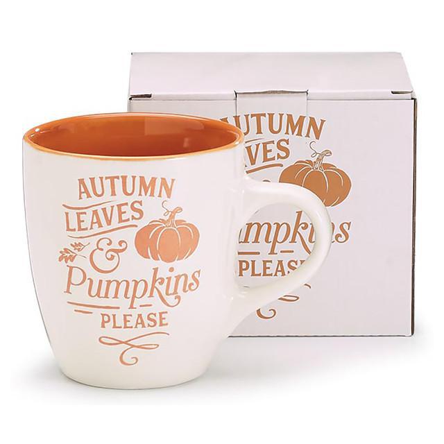 Ceramic Mug | Autumn Leaves & Pumpkin Please