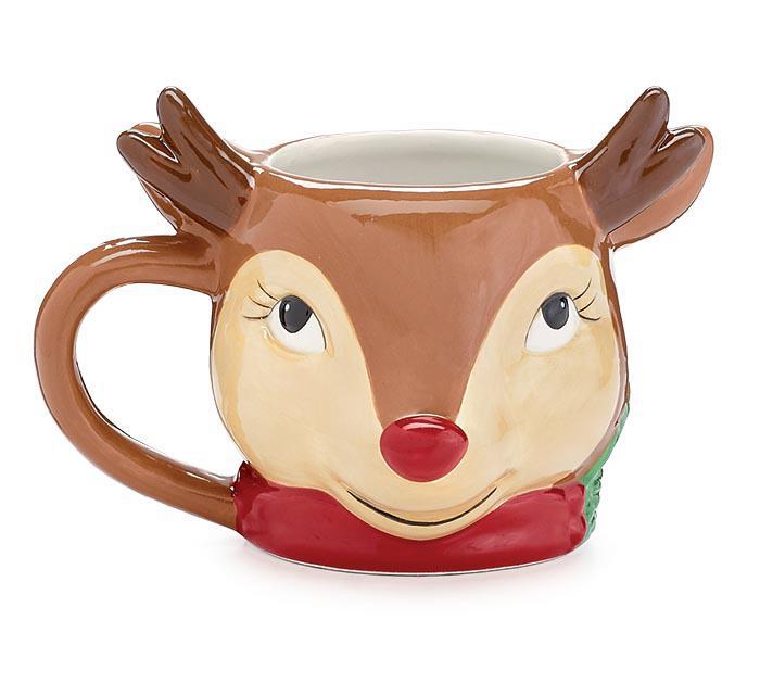 Ceramic Mug | Reindeer Head