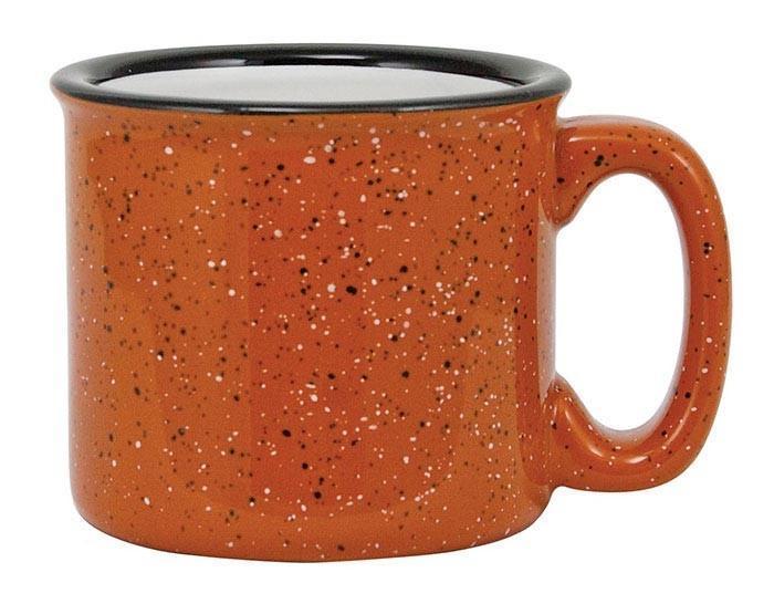 Ceramic  Orange Campfire Mug