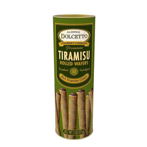 Dolcetto Cream Filled Rolled Wafers | Tiramisu