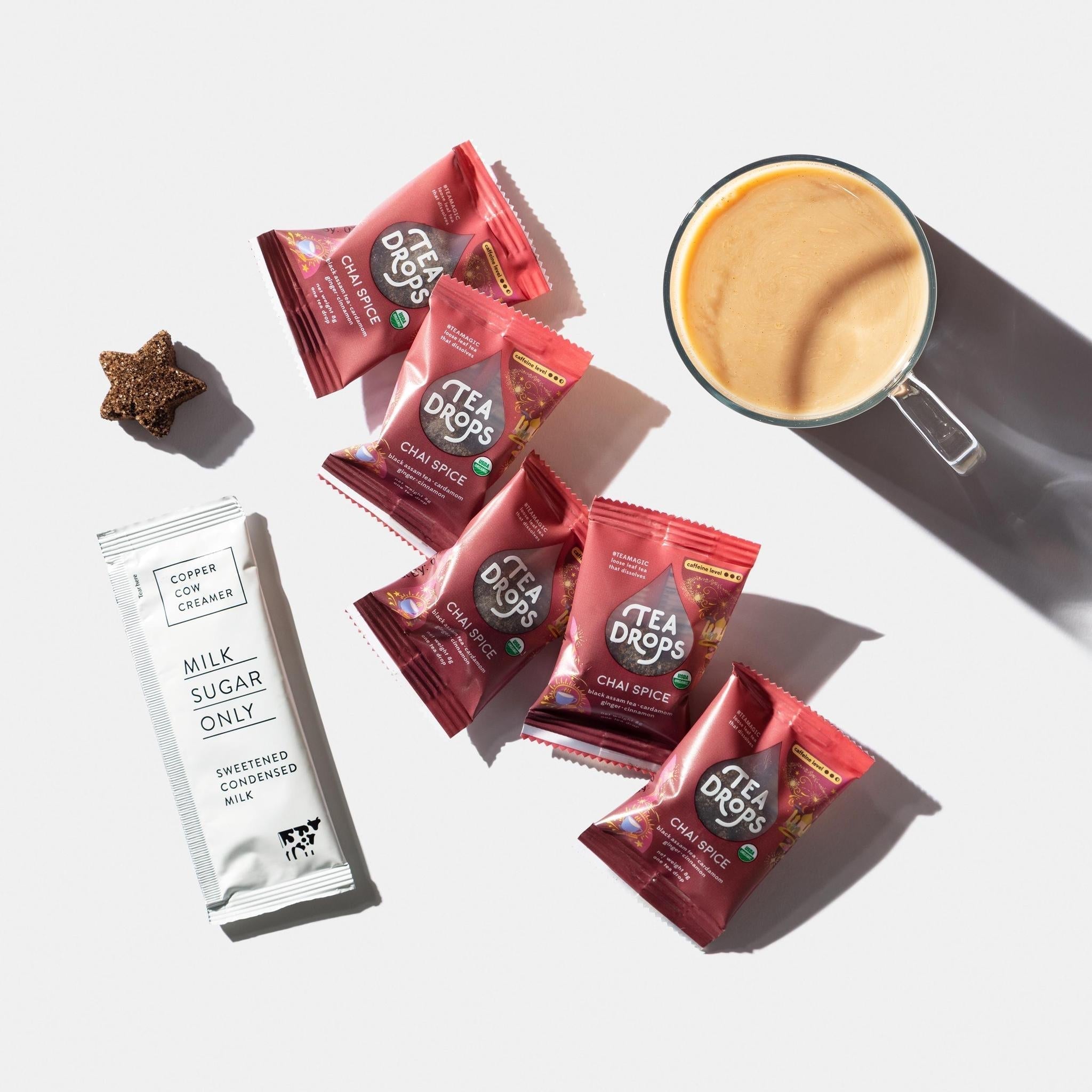 Tea Drops & Copper Cow Chai Spice Latte Kit - World Market