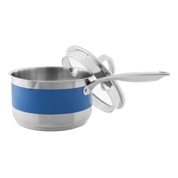 Chantal Cookware 2 Quart Pouring Saucepan Blue Cove