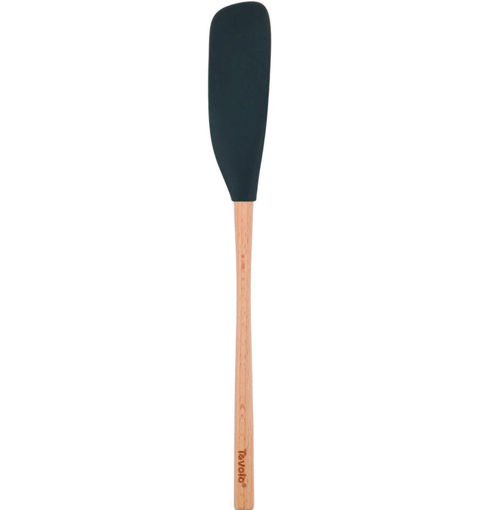 Flex-Core Wood Handled Jar Scraper Charcoal