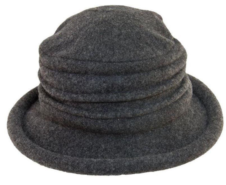 Women's Boiled Wool Cloche Tula Charcoal