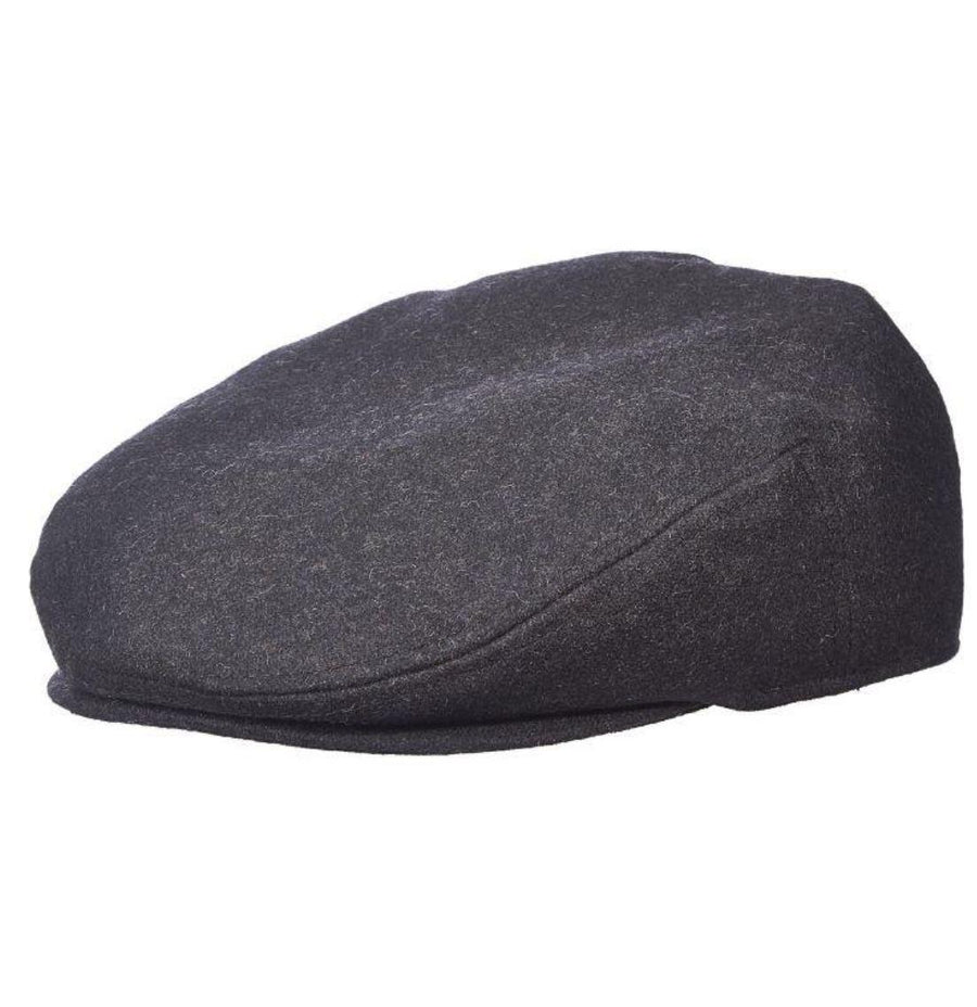 Charcoal Wool Blend Ivy Cap