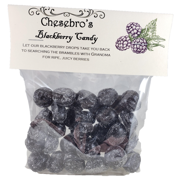 Chesebro's Handmade Blackberry Hard Candy Drops