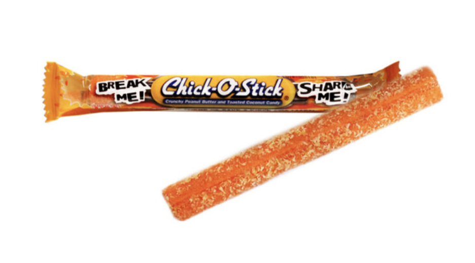 Chick O Stick Candy - Peanut Butter Rolled in Coconut