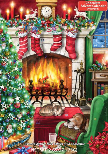 Chocolate Advent Calendar | Cozy Christmas