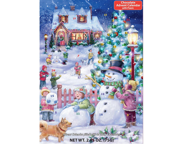 Chocolate Advent Calendar | Snowman Celebration