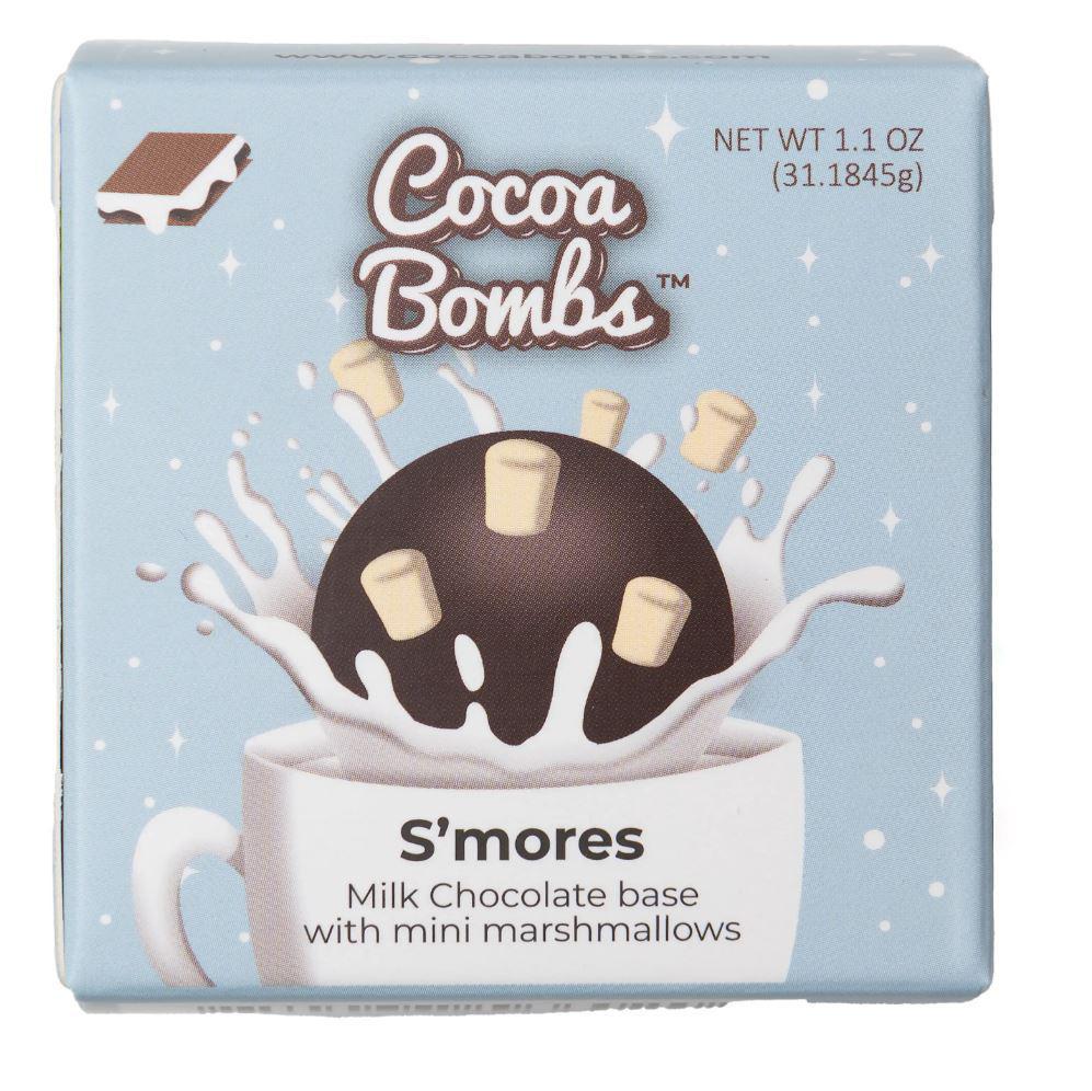 Chocolate Cocoa Bombs | Smores