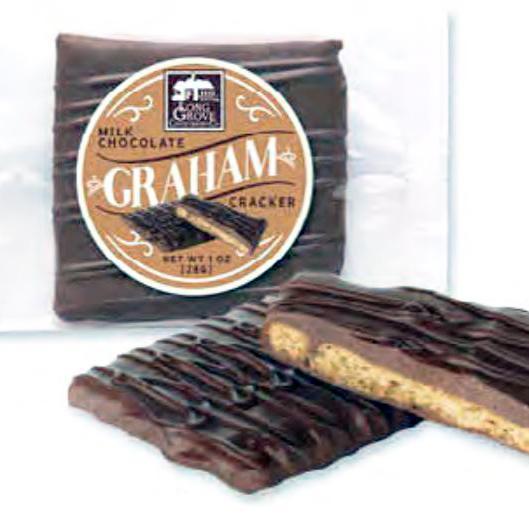Chocolate Dripped Graham Cracker