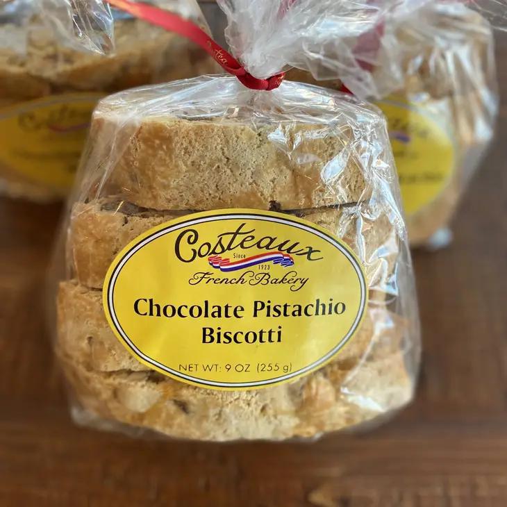 Chocolate Pistachio Biscotti