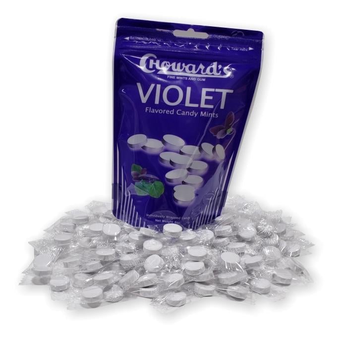 Choward's Violet Flavored Mints Bag
