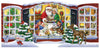 Expandable 18" Advent Calendars w/ Fun Glitter Holiday Pictures Christmas Feast BB910