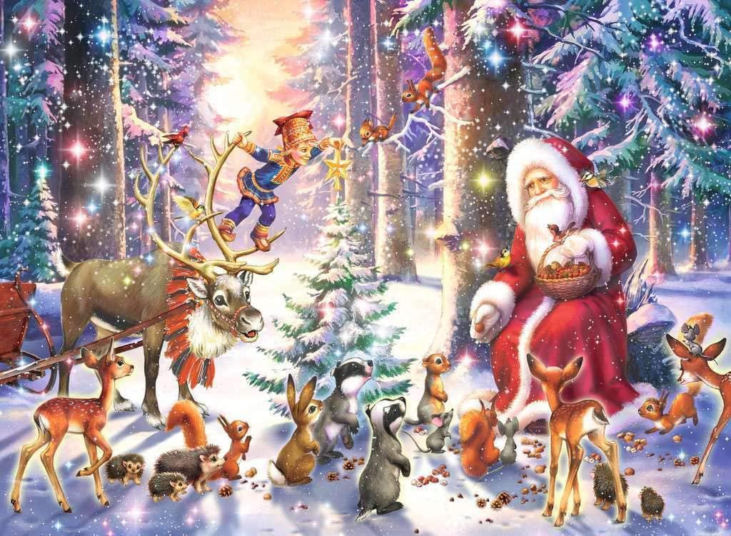 Christmas in the Forest 100 Piece Puzzle by Ravensburger