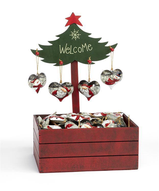 Christmas Ornament | Festive Hearts