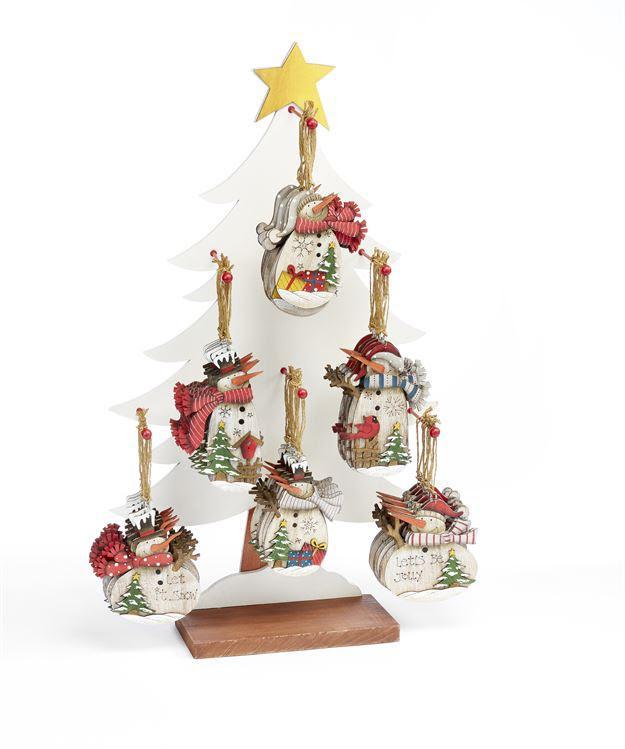 Christmas Ornament | Santa Snowman