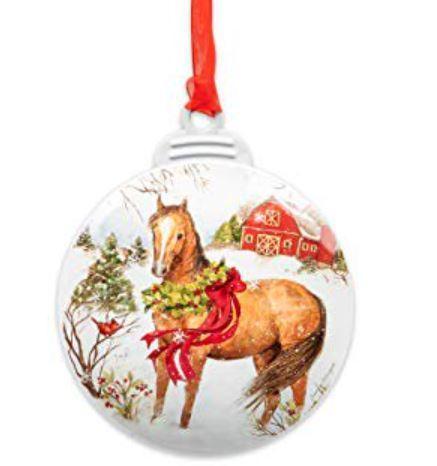 Christmas Ornament | Winter Horse