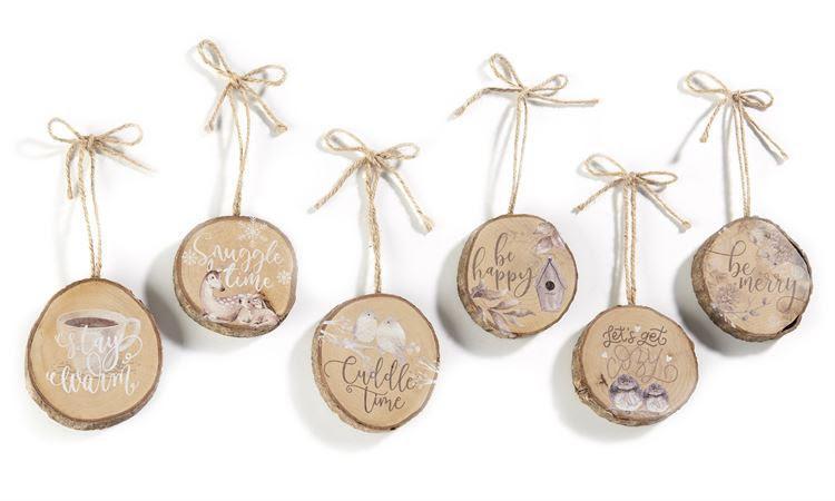 Christmas Ornament | Wood Disc