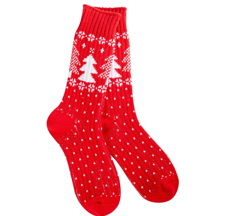 Wolrd's Softest Socks | Holiday Sweater Crew Christmas Tree