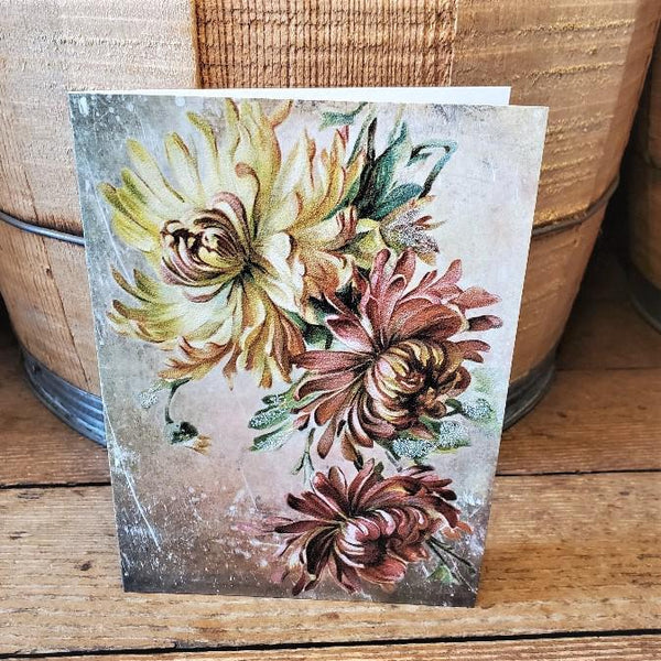 Chrysanthemum Greeting Card By Yesterday's Best