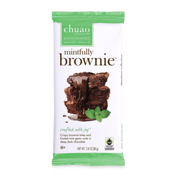 Chuao Chocolatier Mintfully Brownie Chocolate Bar