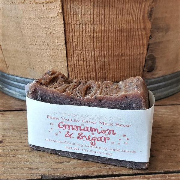 Fern Valley Goat Milk Soap Bars Cinnamon & Sugar