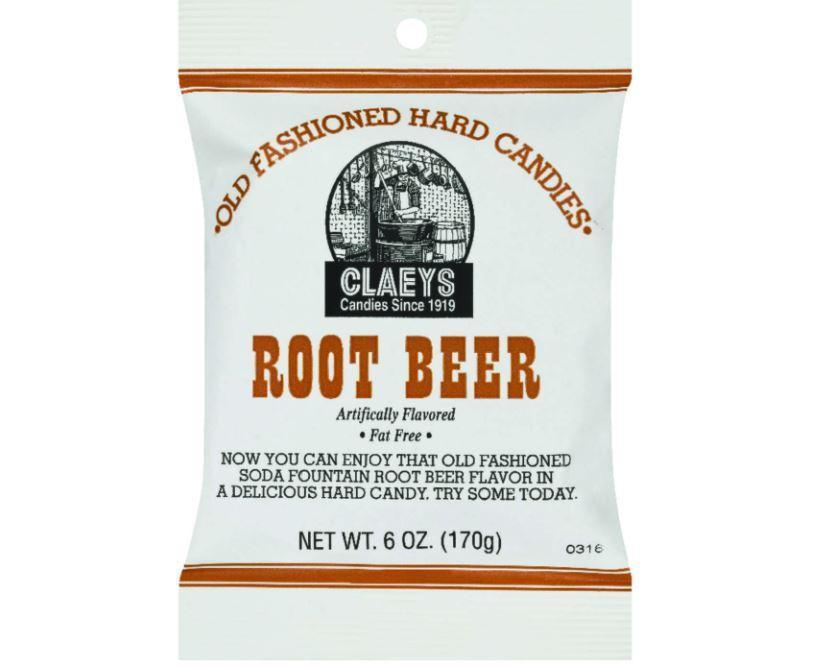 Claey's Old Fashioned Root Beer Hard Candy