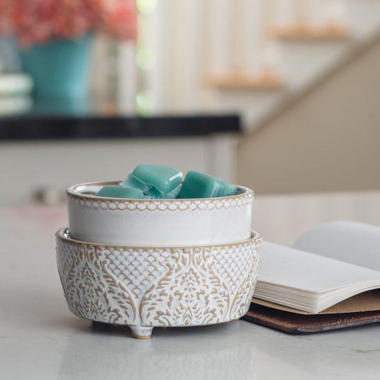 Classic 2-in1 Fragrance Warmer | Vintage White