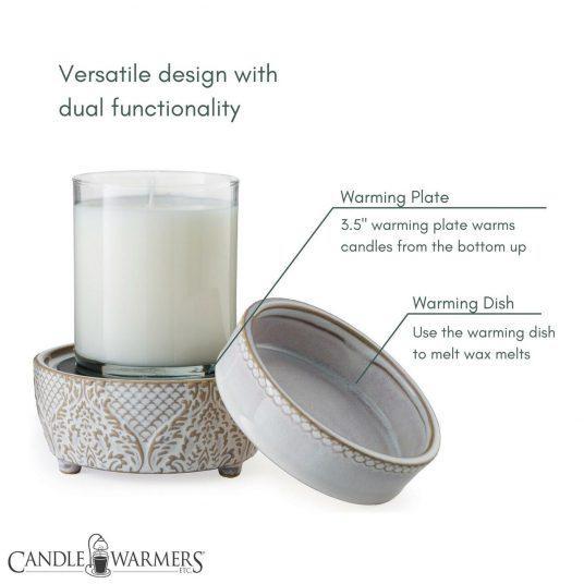 Classic 2-in1 Fragrance Warmer | Vintage White