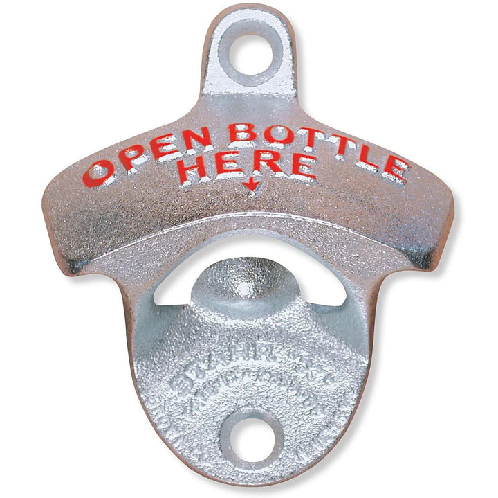 Wall Mount Bottle Opener Open Bottle Here STARR "X" Classic