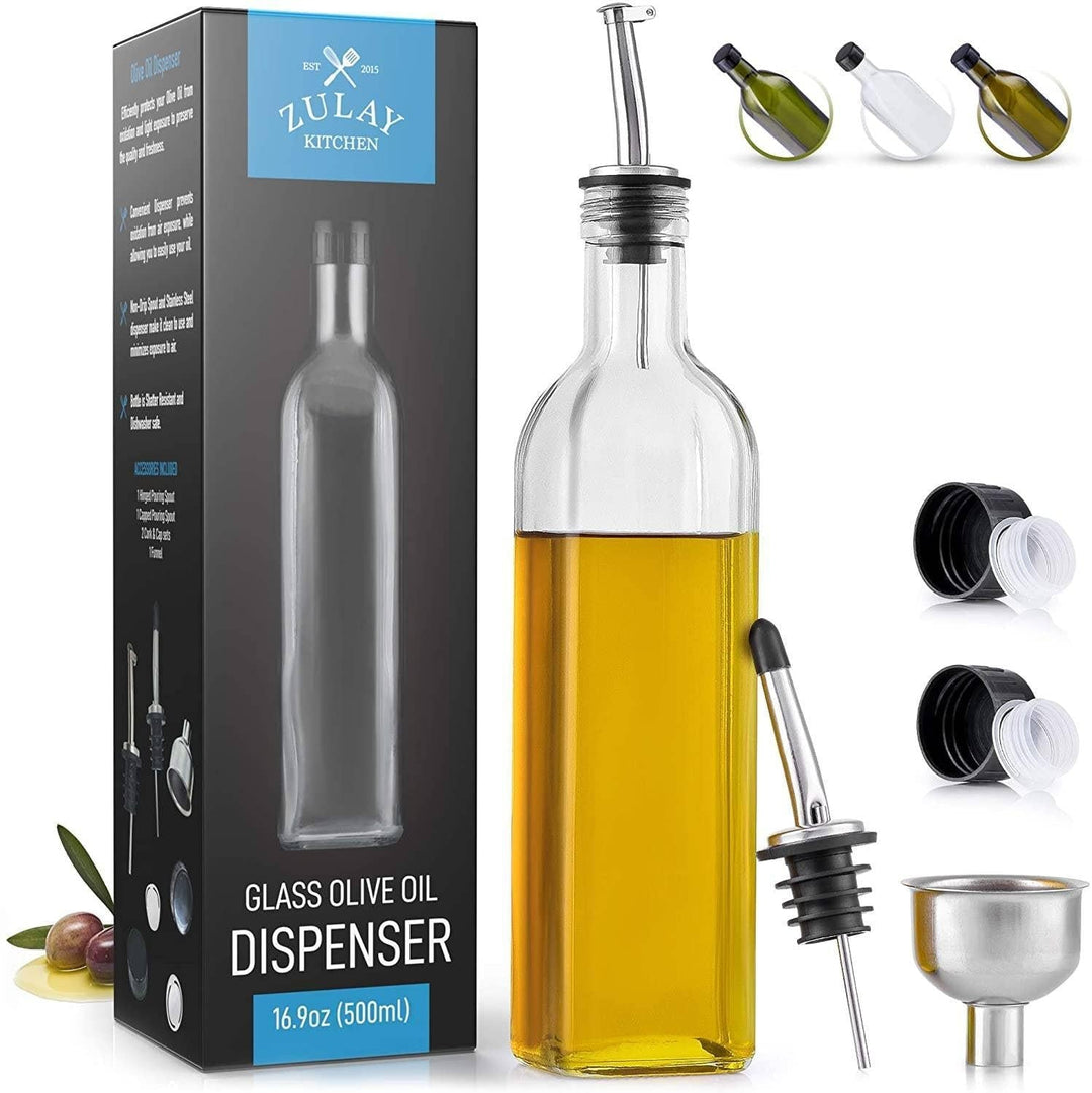 Olive Oil Dispenser Set Clear
