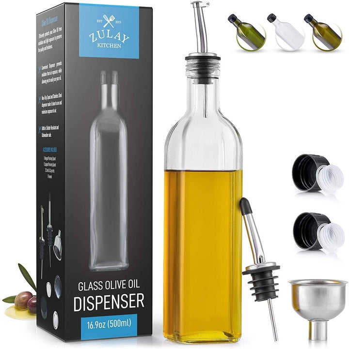 Olive Oil Dispenser Set Clear