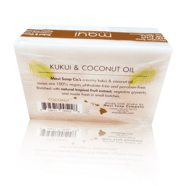 Coconut Bar Soap w/ Kukui & Coconut Oil