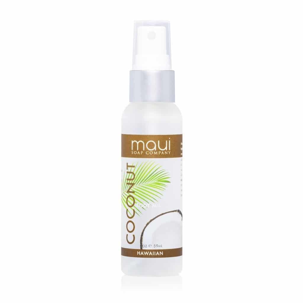 Coconut Body Mist with Coconut, Macadamia and Kukui Oil