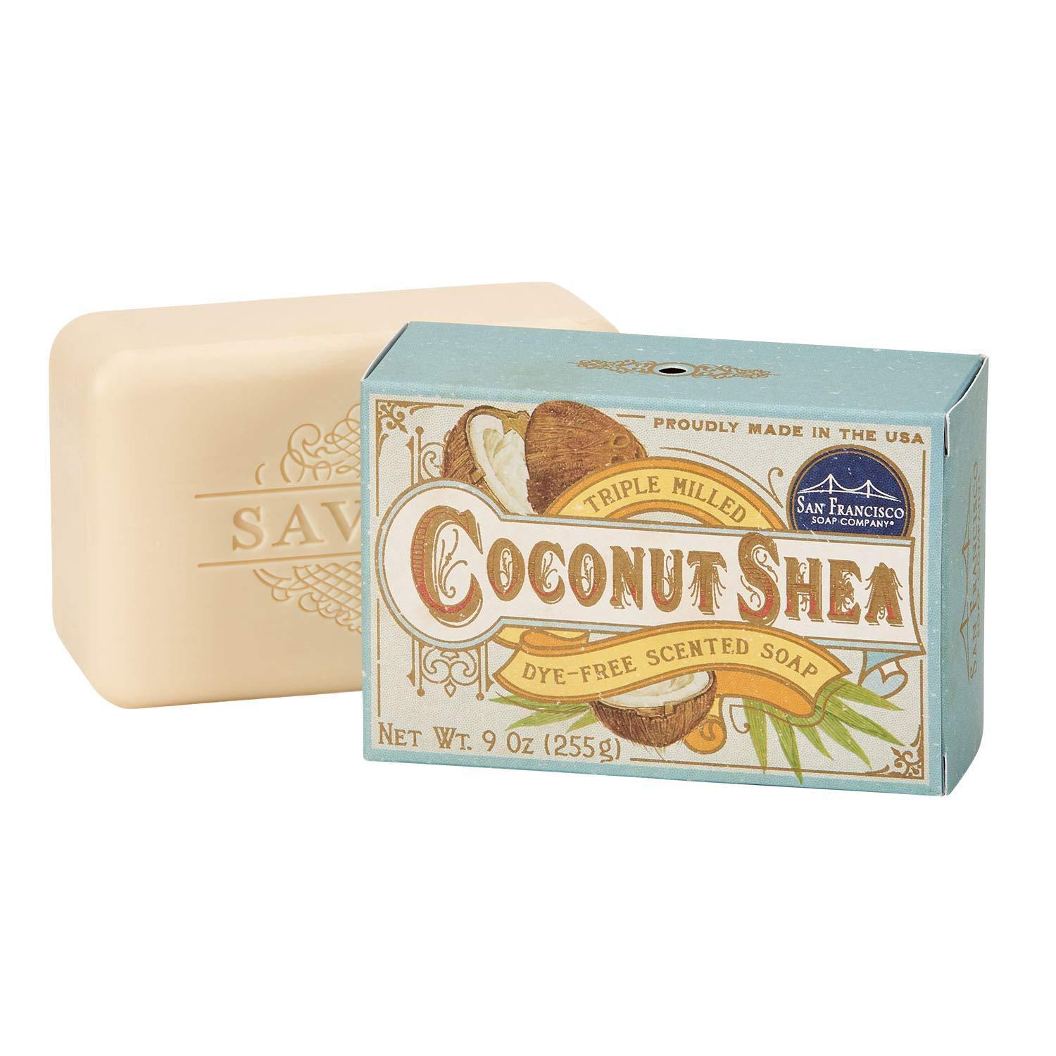 Coconut Shea Scented Triple Milled Soap Bar