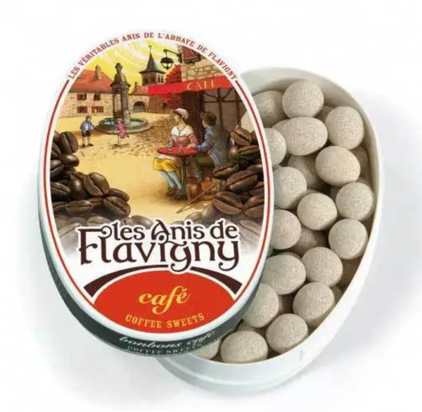 Anis Flavigny Oval Mint Tin (Imported from Italy) Coffee