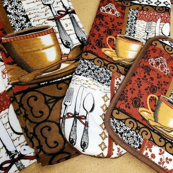 Coffee Time Kitchen Linens