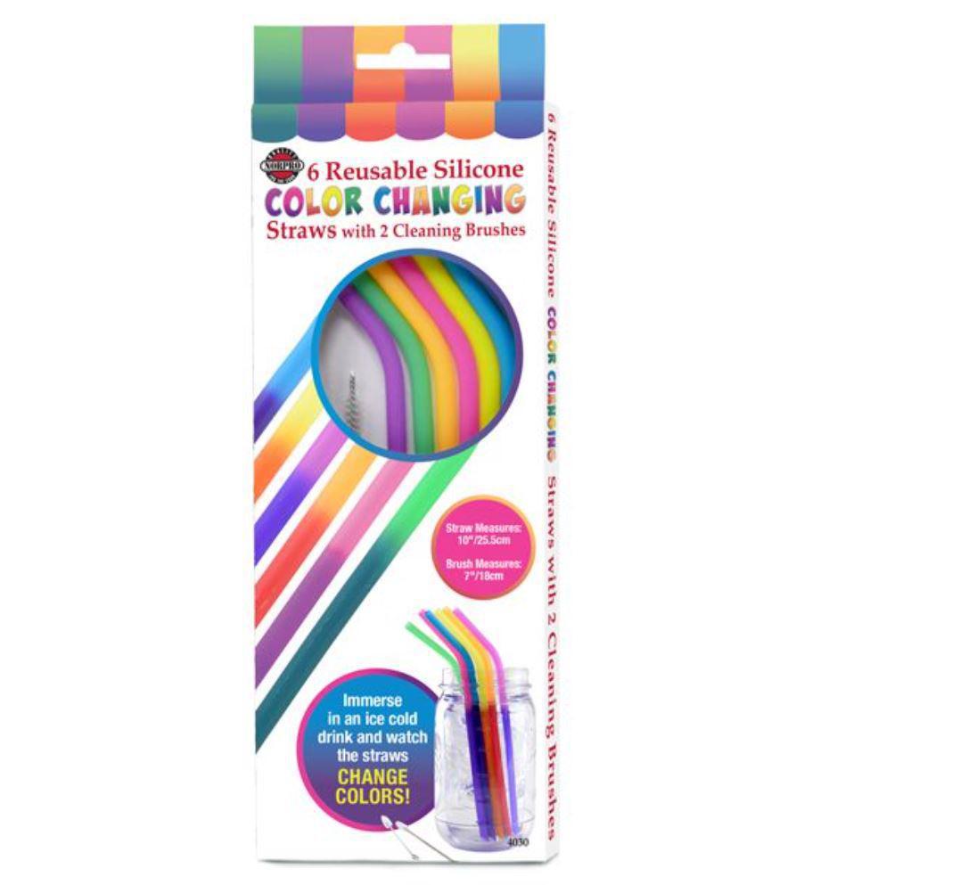 Color Changing Straw Set