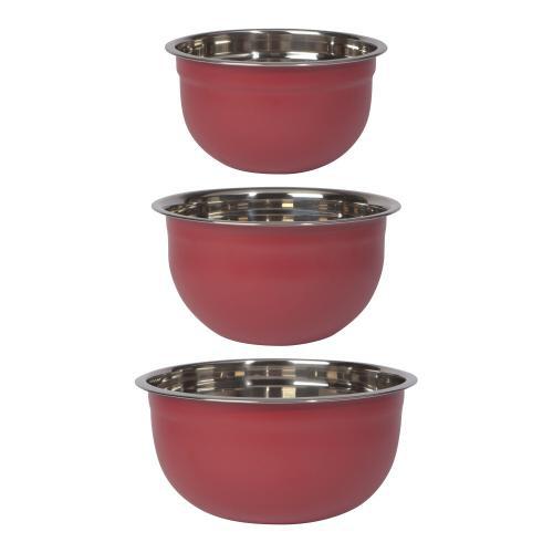 Colored Nested Mixing Bowls Set of 3